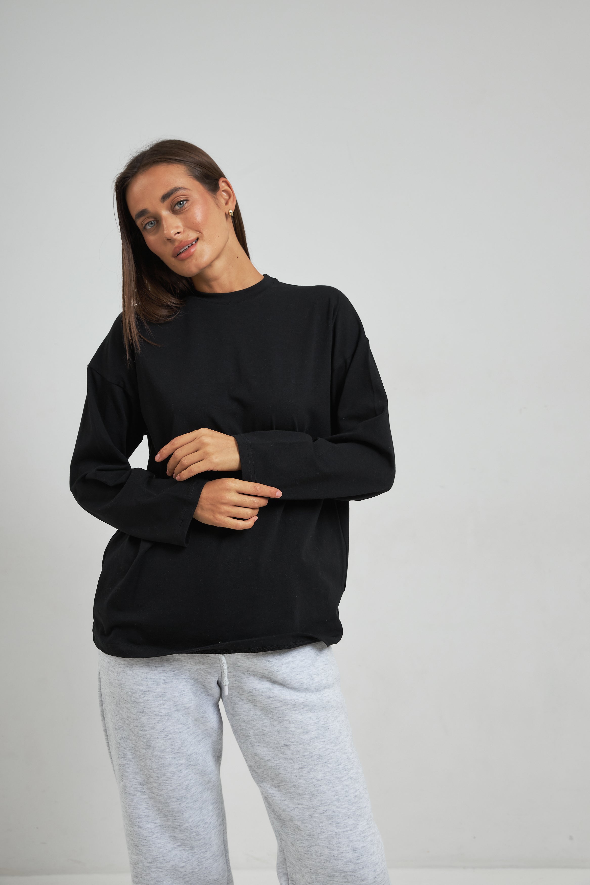 Футболка Oversize з довгим рукавом