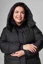 Пуховик нижче коліна на блискавці з капюшоном - Wear Me