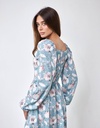 Сукня міді з розрізом та довгим рукавом - Wear Me